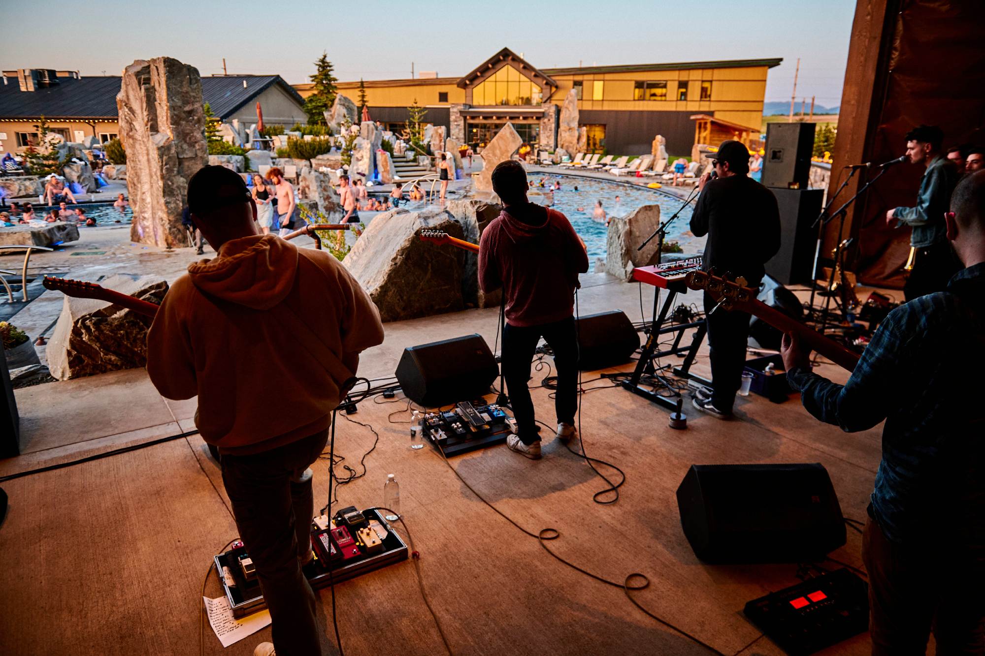 Live music at Bozeman Hot Springs