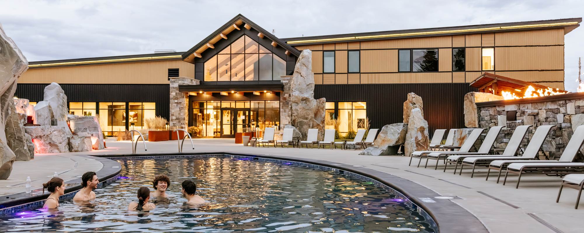 Bozeman Hot Springs outdoor pool